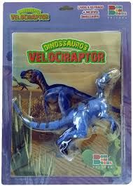 Velociraptor: Dinossauros - Livro ilustrado com miniatura articulada