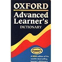 Oxford advanced learners dictionary