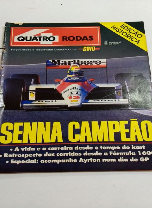 Senna Campeão Quatro Rodas - Edição Histórica