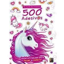 500 Adesivos - No Mundo dos Unicornios