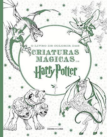 O livro de colorir das Criaturas Mágicas Harry Potter