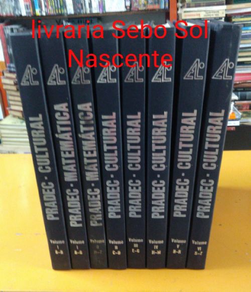 coleçao pradec cultural 8 volumes