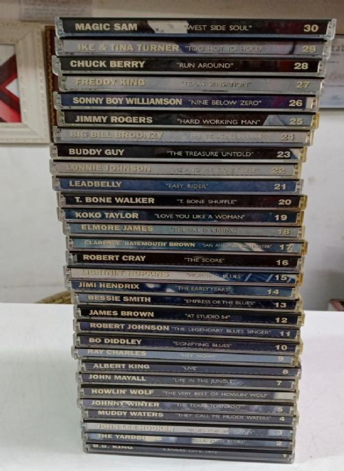 coleçao mestres do blues 30 cds (do 1 ao 30) - altaya