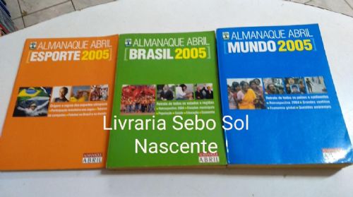 Almanaque abril Brasil 2005 3 volumes