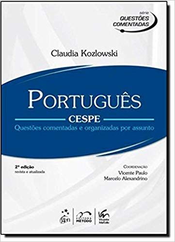 Português Cespe Série Questões Comentadas e Organizadas por Assunto