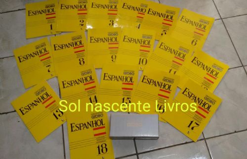 Cursos De Idiomas Globo Espanhol 18 Volumes + 18 fitas K7