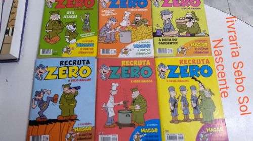 Lote Gibi Recruta Zero 19 volumes