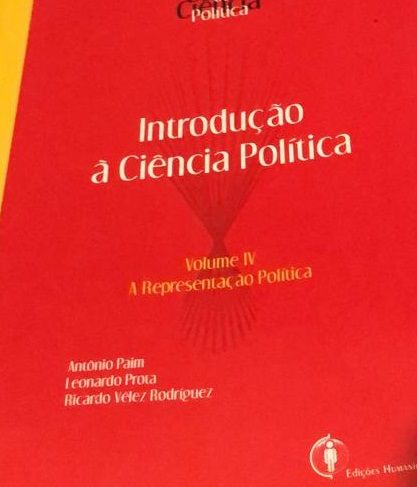 introducao a ciencia politica  - a representação politica vol IV