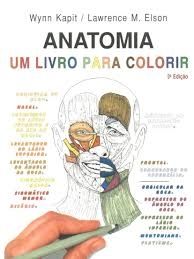 Anatomia um livro para colorir