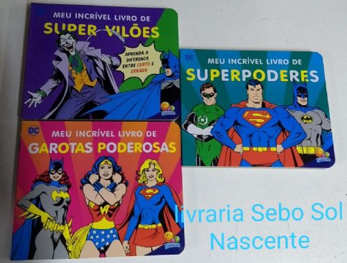 DC Comics Coleção Meu Incrível Livro De... 3 volumes