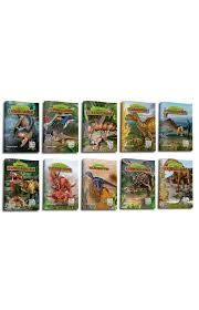 10 Mini Livros dinossauros