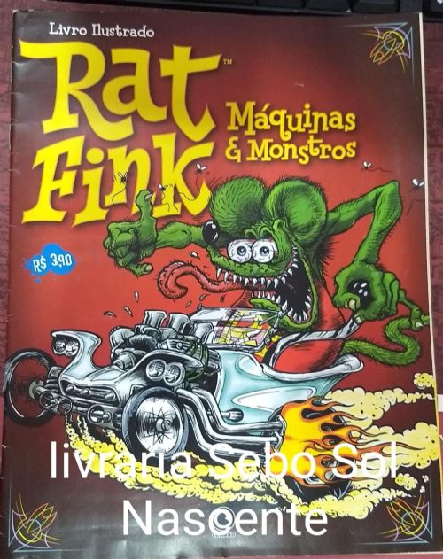 album de figurinhas rat fink maquinas e monstros -  completo