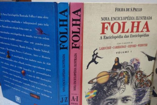 nova enciclopédia ilustrada folha - 2 volumes