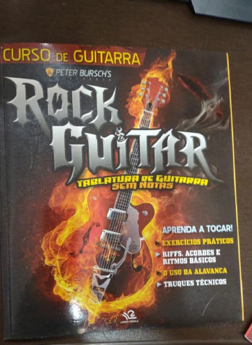 Curso De Guitarra Rock Guitar - livro + CD