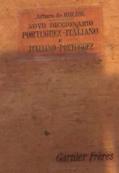 novo diccionario portuguez - italiano e italiano - portuguez