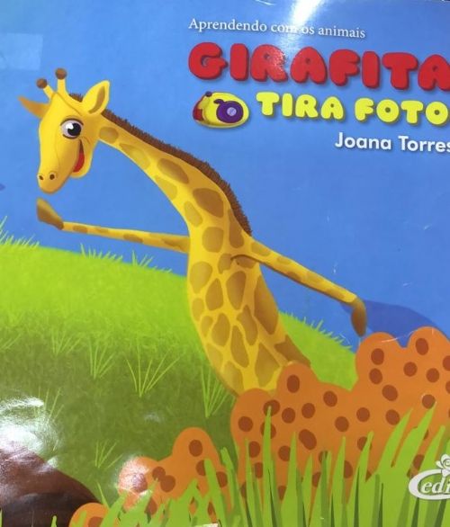 aprendendo com os animais girafita tira a foto