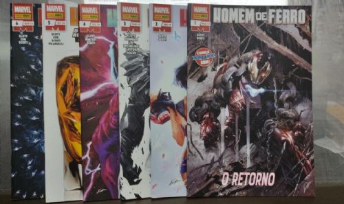 Homem de Ferro - Marvel - 6 volumes