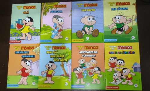 Kit Livros Turma da Monica 8 Volumes