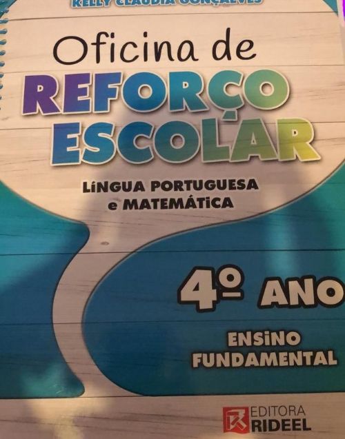 oficina de reforço escolar lingua portuguesa e matematica 4 ano ensino fundamental