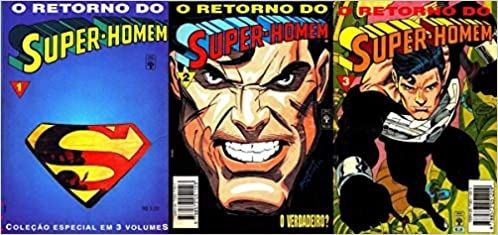 o retorno do super - homem mini serie em 3 ediçoes
