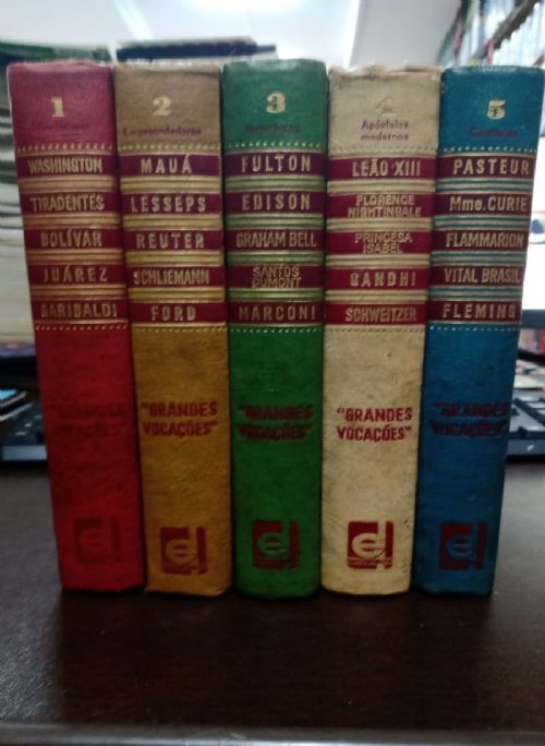 grandes vocações - 5 volumes