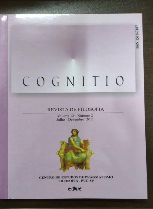 Cognitio Revista de Filosofia Volume 12 N° 2