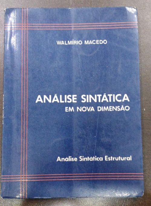 Análise Sintática em Nova Dimensao - Analise Sintatica Estrutural