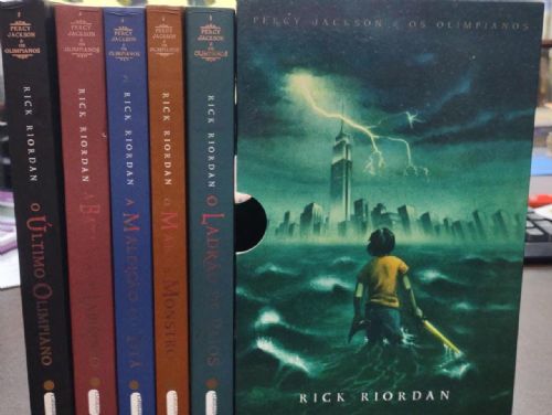Box Percy Jackson e os Olimpianos - 5 volumes