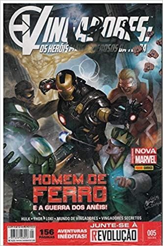Nº 5 Vingadores - Os Heróis Mais Poderosos da Terra : Homem de Ferro e a Guerra dos Anéis