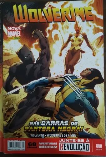 Nº 8 Wolverine Nas Garras do Pantera Negra