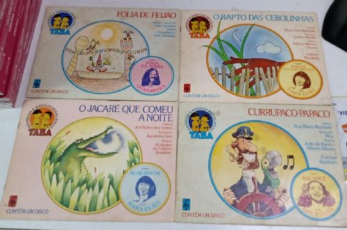 Coleção Taba Histórias e Músicas Brasileiras 4 Volumes Livros + Discos