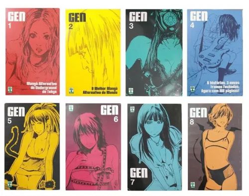 Gen - Manga Alternativo do Underground de Tokyo - 8 Volumes Completo