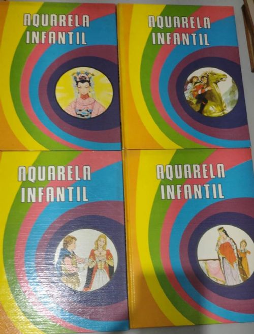 Aquarela Infantil 4 Volumes Completa