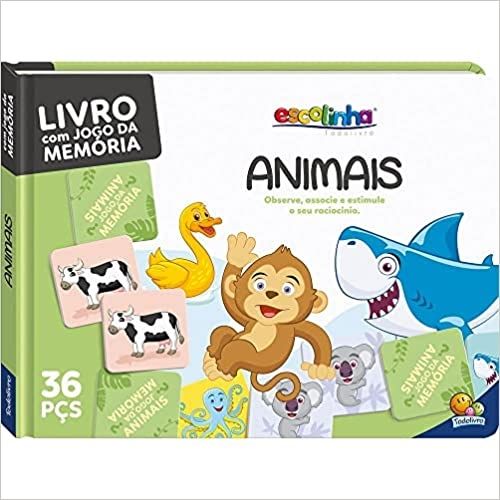 Animais - Livro Jogo da Memória dos Animais