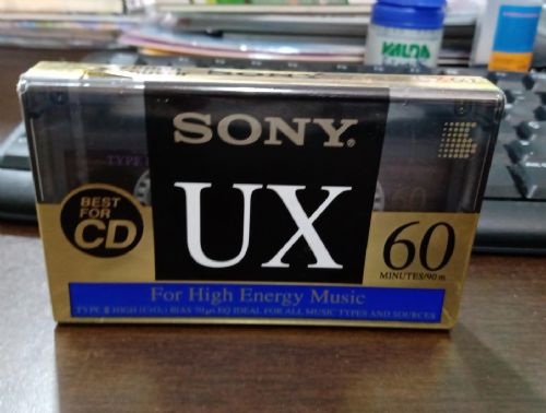Fita Cassete Sony UX 60 - Lacrada!!