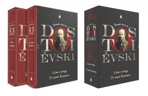 Box Grandes Obras de Dostoievski  - Crime e castigo e Os irmãos Karamazov