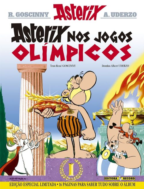 Asterix Nos Jogos Olímpicos Edição Especial Limitada