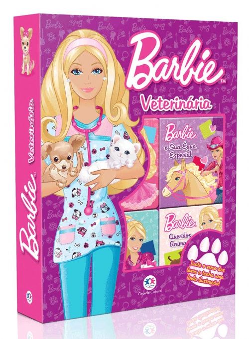 Barbie Veterinaria - Box 6 cartonados
