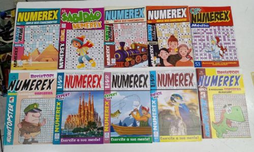 Kit Numerex Diversos com 10 volumes - Facil / Medio / Expert / Dificil