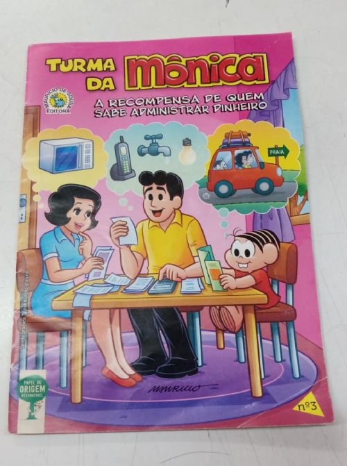 Gibi Turma da Monica A recompensa de quem sabe administrar dinheiro