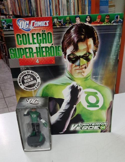 Lanterna Verde - Miniatura DC Comics Metal Eaglemoss Oficial + Fasciculo