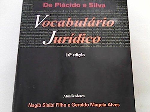 Vocabulário  Jurídico 16° Edição