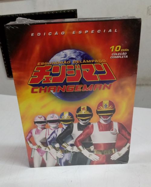 Box DVD Esquadrao Relampago Changeman - Ediçao Especial