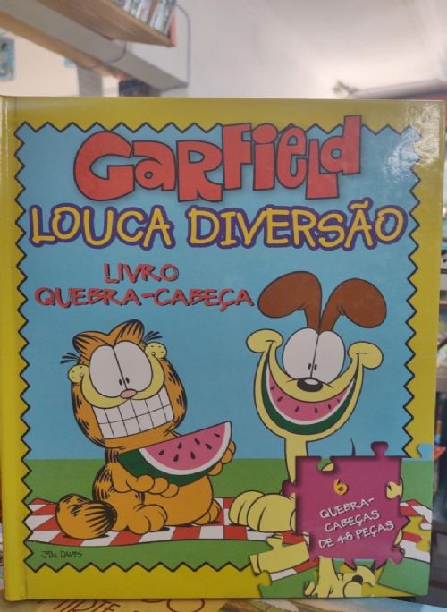 Garfield Louca Diversão - Livro Quebra-cabeça