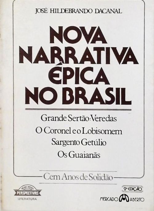 Nova Narrativa Épica no Brasil - Autografado