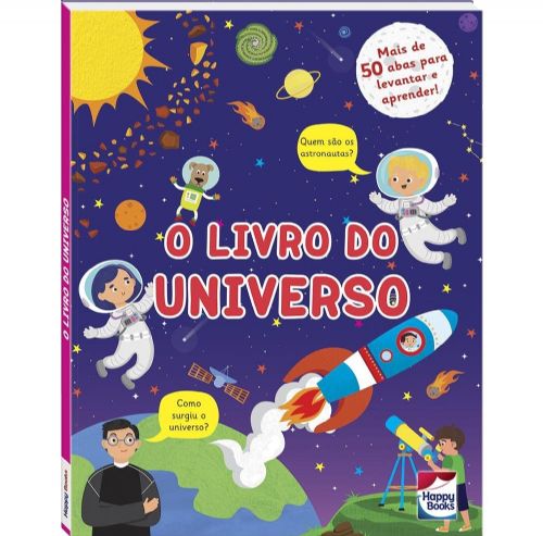 Livro do Universo - Descobrindo o Mundo - Um livro Com Abas