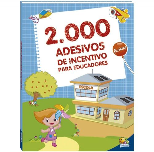 2.000 Adesivos de Incentivo para Educadores