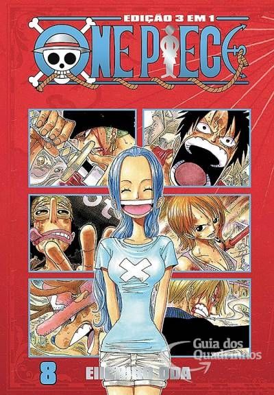 Nº 8 One Piece - Edição 3 Em 1