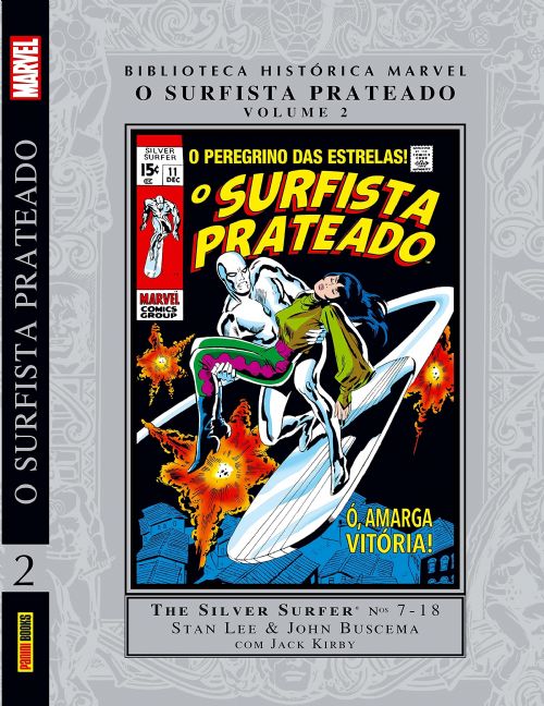 N° 2 Surfista Prateado - Biblioteca Histórica Marvel