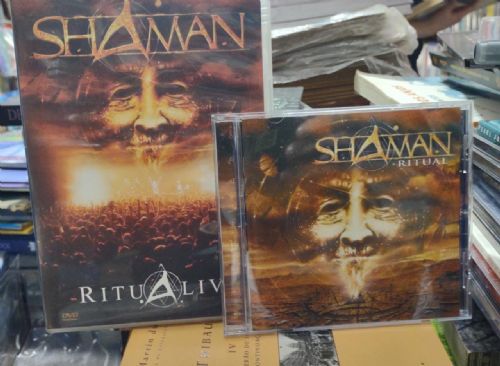 Shaman: Ritual Live Dvd + Cd - Autografado